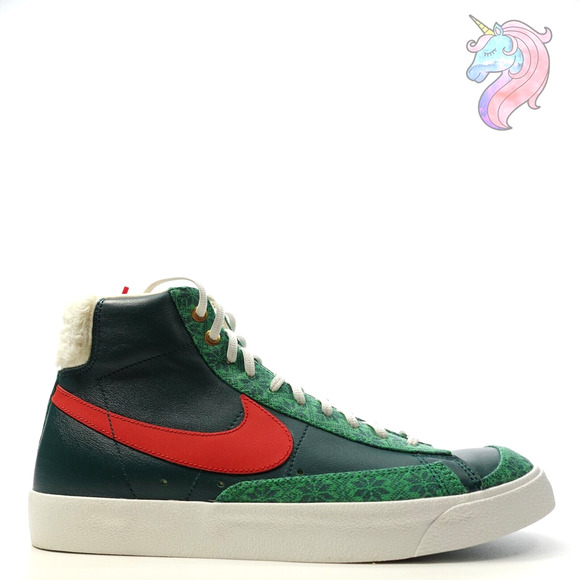 Nike Blazer Mid 77 Vintage Nordic Christmas Mens Size 9.5 DC1619-300 Womens 11
